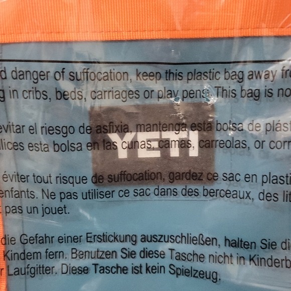 NWT RARE Yeti Camino 20 Carryall Tote Bag Limited Edition Horizon Teal & Orange - Picture 8 of 14
